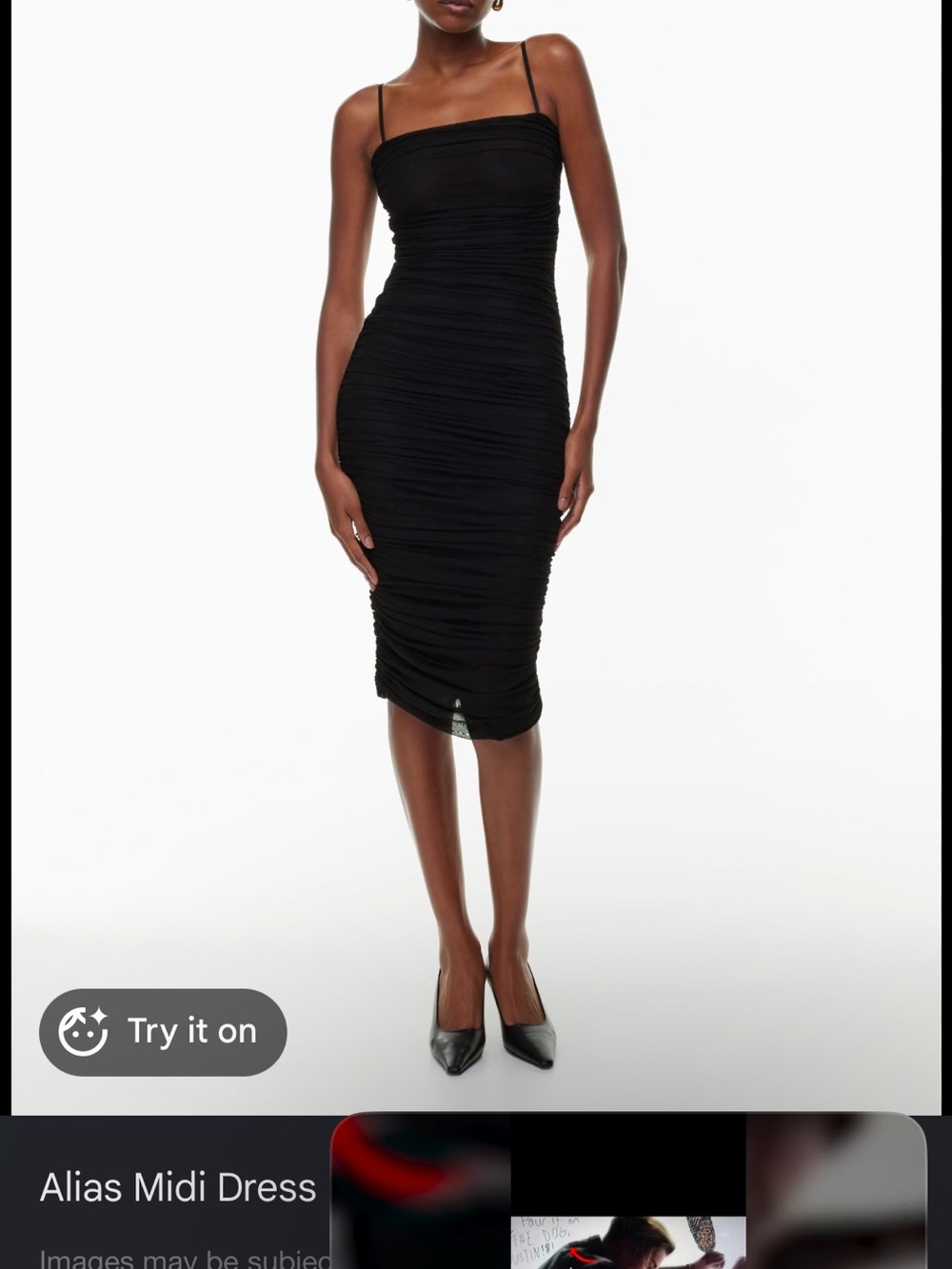 Babaton Rouched Cocktail Dress - Picture 5 of 5